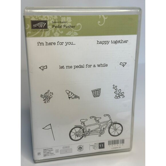 NIB Stampin’ Up! Pedal Pusher 11-Pcs - Photopolymer RETIRED Stamp Sale-A-Bration - Picture 3 of 7
